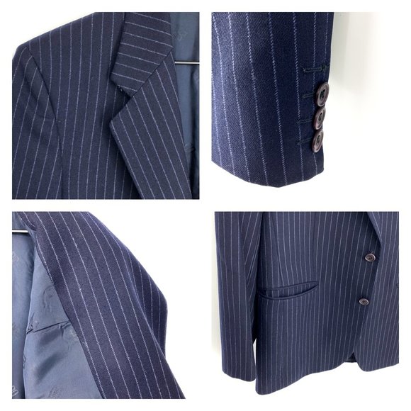 VTG DAKS x SIMPSON PICCADILLY 100% Wool Suit Coat - Picture 15 of 16